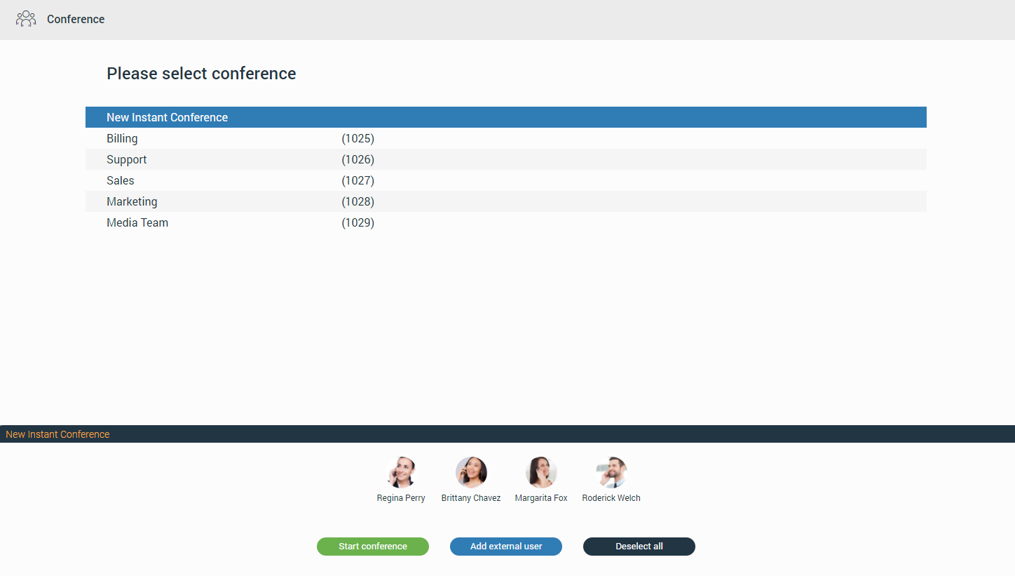 Conference and Participant List