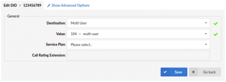 MultiUser selection