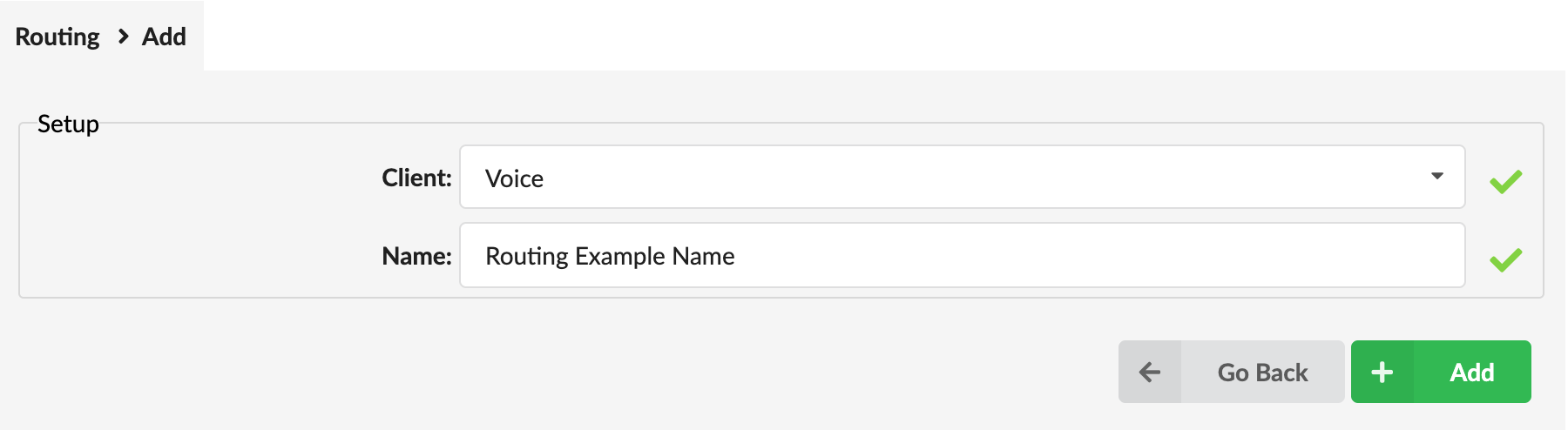 Add Routing