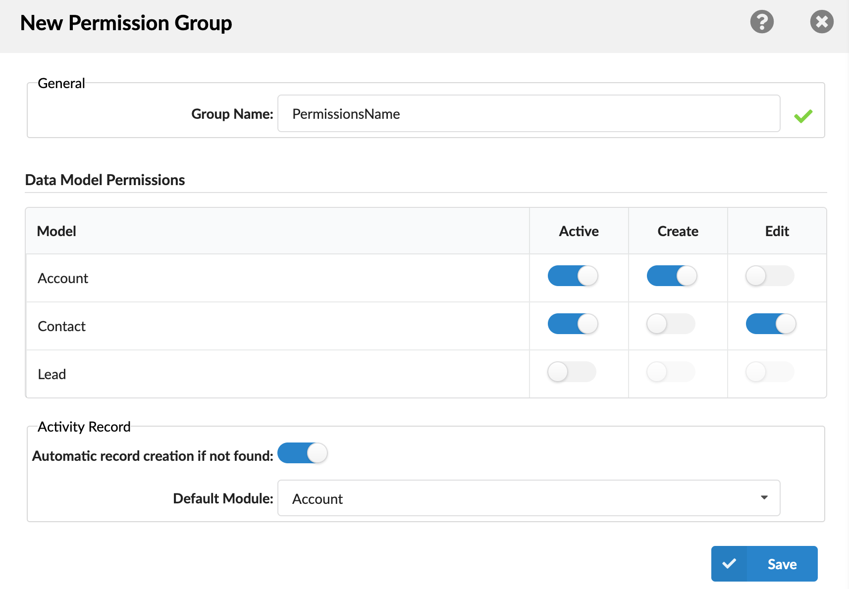 Add Permission Group